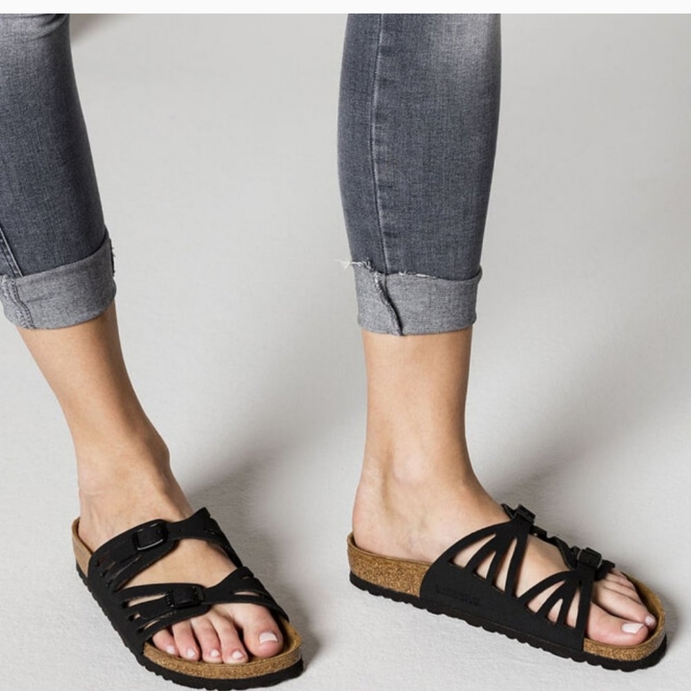 Birkenstock Granada Birko-Flor Nubuck Sandal EU 38